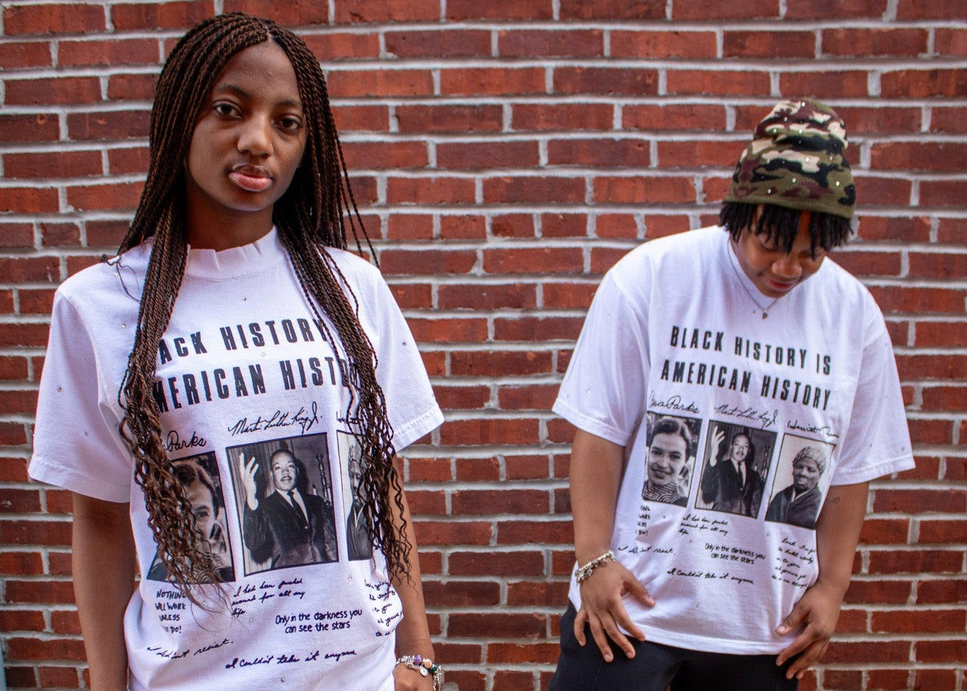 Black History Rhinestone Tee