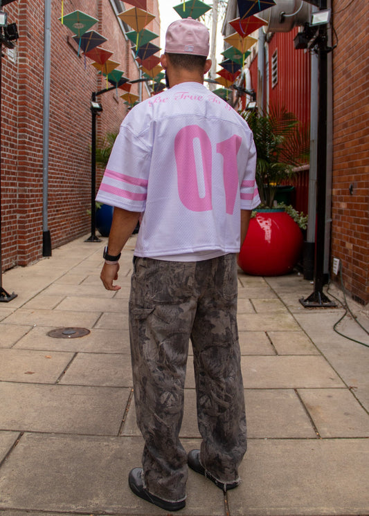 Pink Mesh Jersey