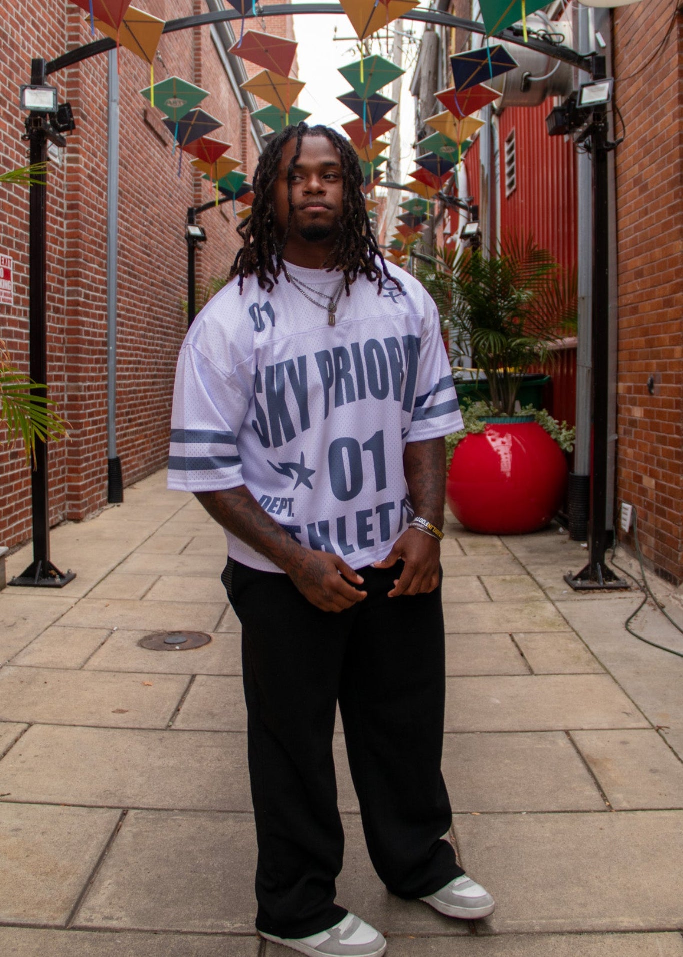 Gray Mesh Jersey